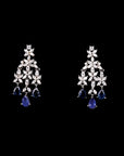 SILVER DAZZLING FALLS EARRINGS