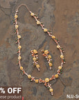 AURORA FLORAL NECKLACE SET
