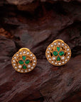 GREEN GLOW ETHNIC STUDS