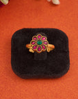 FLORAL KUNDAN RING