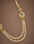 EMERALD SUNBURST NECKLACE