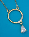 CRYSTAL DROP NECKLACE