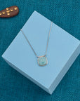 OCEAN GLOW SILVER PENDANT