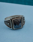OBSIDIAN ROYALE RING