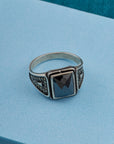 OBSIDIAN ROYALE RING