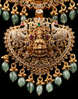 LAKSHMI HAAR WITH EMERALD DROPS