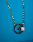 SAPPHIRE PEARL ORBIT CHAIN