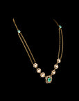DUAL LAYER POLKI NECKLACE