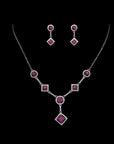 CRIMSON GLOW NECKLACE SET