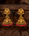 ANTIQUE FLORAL JHUMKA