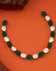 CRYSTAL GREEN NECKLACE SET