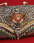 ANTIQUE KUNDAN ROYALE CLUTCH