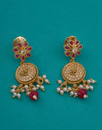 LAKSHMI CZ FLORAL NECKLACE SET
