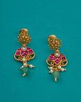 RUBY BLOSSOM FLORAL NECKLACE SET