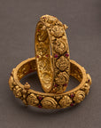 ANTIQUE LAKSHMI TEMPLE BANGLES