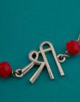 SHREE SYMBOL SILVER BRACELET
