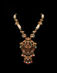 DIVINE LAKSHMI WITH PEARL NECKLACE