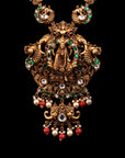DIVINE LAKSHMI WITH PEARL NECKLACE