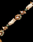 DIVINE LAKSHMI WITH PEARL NECKLACE