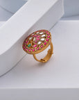 ROUND KUNDAN RING
