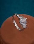 CRYSTAL LADDER RING