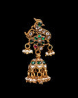 PEACOCK KUNDAN JHUMKAS