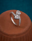 TWIN HEART SPARK RING