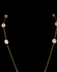 SILVER TRENDY DROPS PARTY NECKLACE