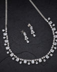 CZ DIAMOND LOOK LIKE NECKLACE SET