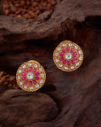 CLASSIC KUNDAN FLORAL STUDS