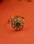 KUNDAN PHOOL RING