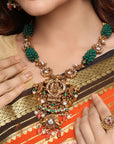 DESIGNER ANTIQUE LAKSHMI NECKLACE