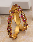 PINK KUNDAN BANGLES