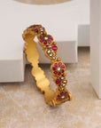 PINK KUNDAN BANGLES