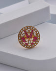 LOTUS KUNDAN RING