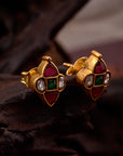 TRADITIONAL KUNDAN STUDS