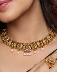 LAKSHMI NAKASH NECKLACE SET