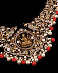 MOISSANITE VICTORIAN LAKSHMI NECKLACE