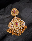 RED STONE TEMPLE PENDANT