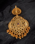 RED STONE TEMPLE PENDANT