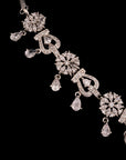 TRENDY ZIRCONIA NECKLACE WITH EARRINGS