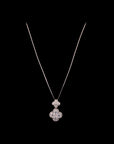 SILVER STAR EARRING WITH NECK CHAIN