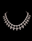 ZIRCON NECKLACE WITH EARRINGS