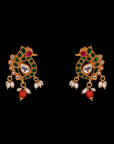 PEACOCK PEARL EARRINGS