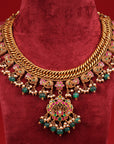 SPIRAL KUNDAN NECKLACE