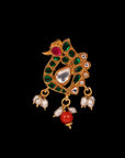 PEACOCK PEARL EARRINGS