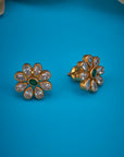ROYAL PETAL KUNDAN STUDS