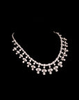 ZIRCON NECKLACE WITH EARRINGS
