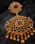 RED STONE GLORY TEMPLE PENDANT