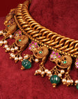 SPIRAL KUNDAN NECKLACE